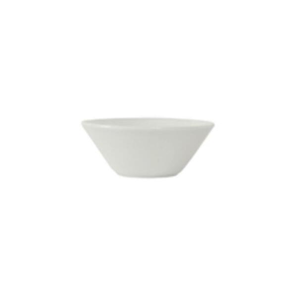 Tuxton China Vitrified China Tapered Bowl Porcelain White - 12.5 Oz - 1 Dozen GLP-405